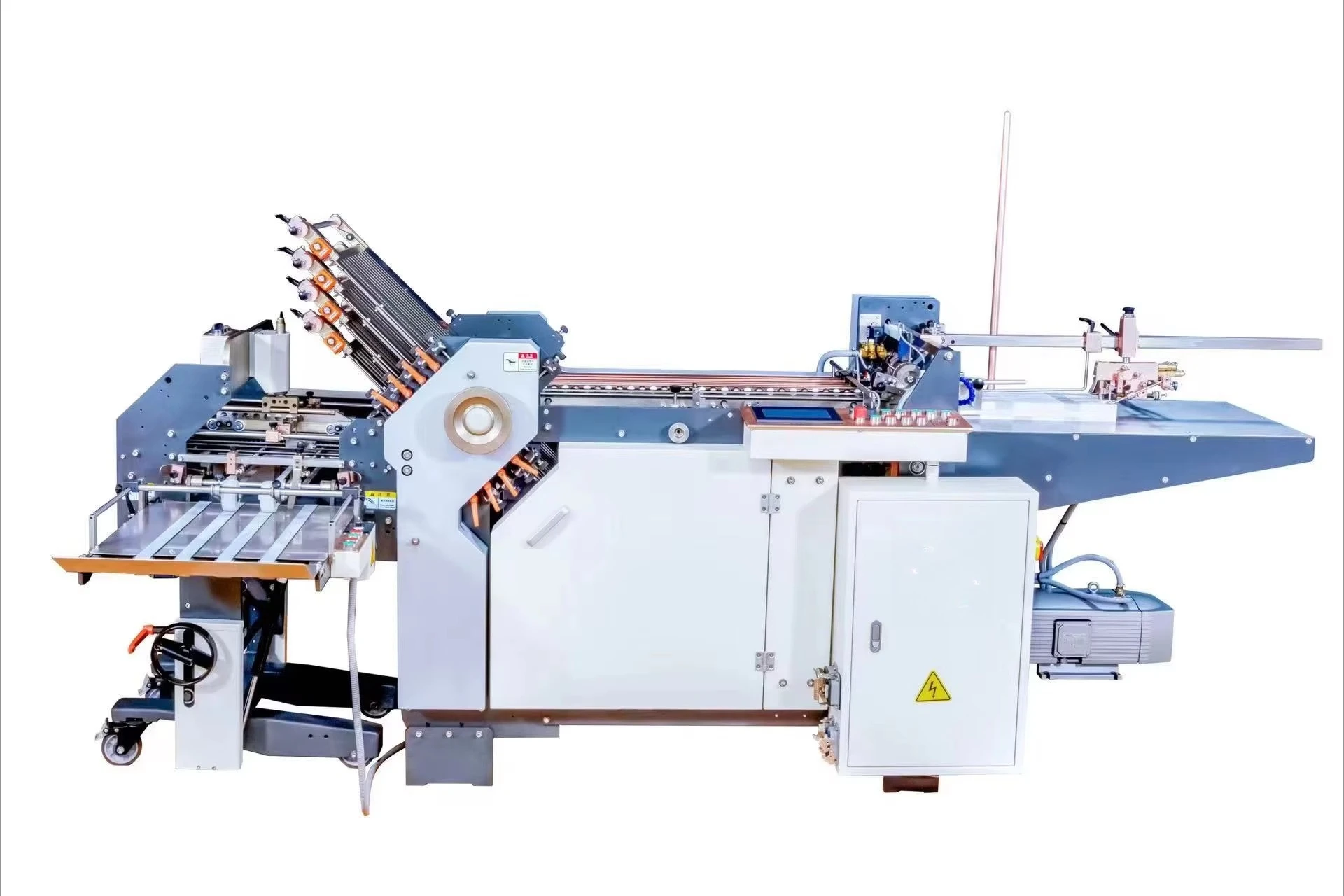 China Factory Folding Automatic Paper Processing Machinery Outsert Paper Folders for Brochure Flyer Manual
