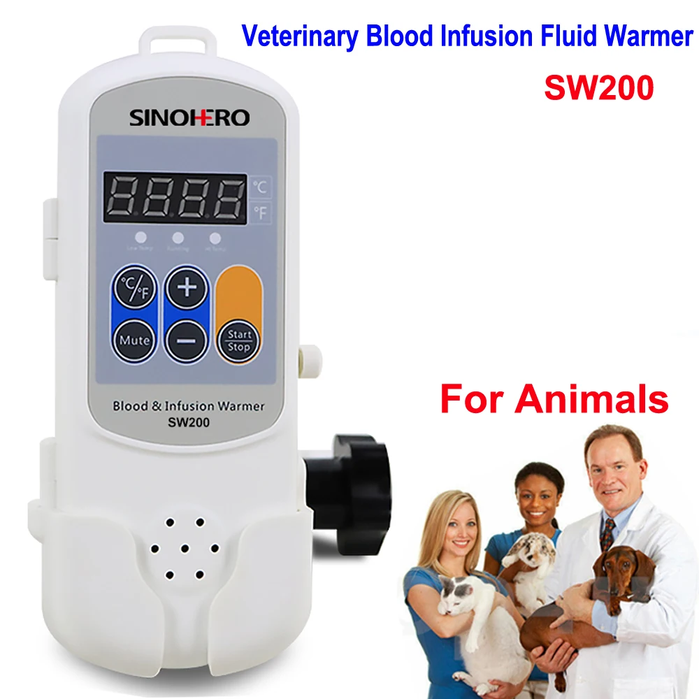 SW200 Blood Infusion Warmer Transfusion Heater Human Vet Hospital Thermostat Fluid Warmer Veterinary Equipments