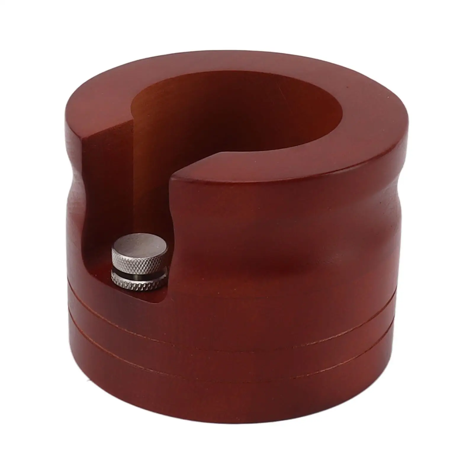 

Деревянная станция для утрамбовки портафильтра, круглый дизайн, прочная несущая способность, держатель для кофе для домашнего использования