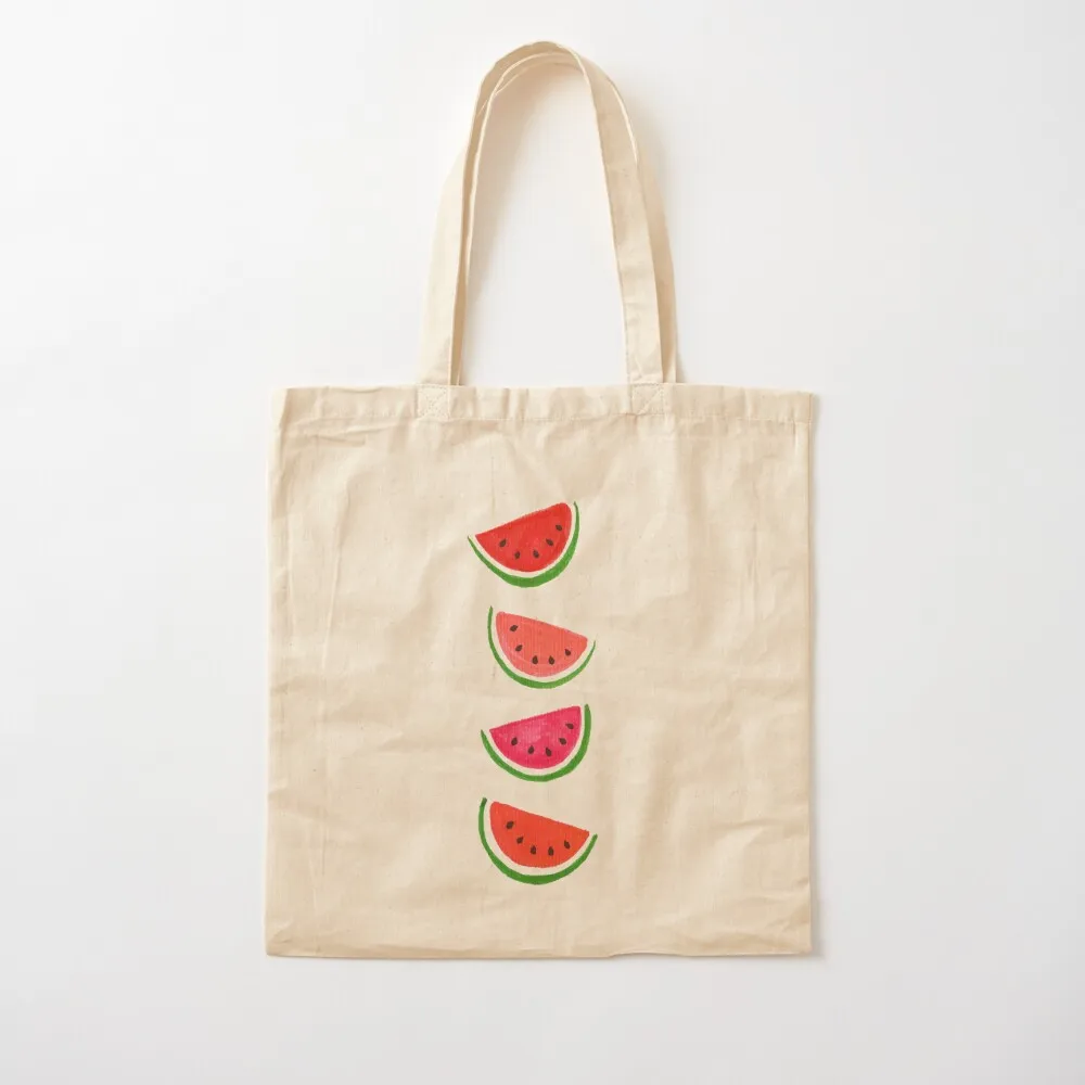 Watercolor Watermelons Tote Bag custom tote bag personalized tote Handbags bags luxury women