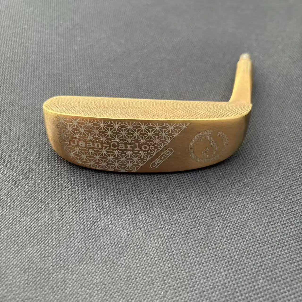 

Jean-Carlo JC-10 Golf Putter Head CNC Milled Copper Finish Blade Style Golf Club Head Only for Right Handed Golfers