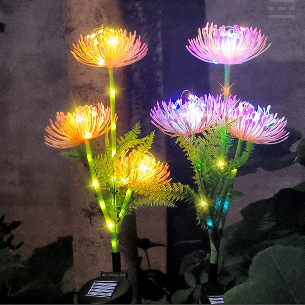 

Solar Garden Lights ,Solar Flowers Lights with Glowing Flowers Stem Solar Lights Outdoor for Yard Garden Decoration Gift