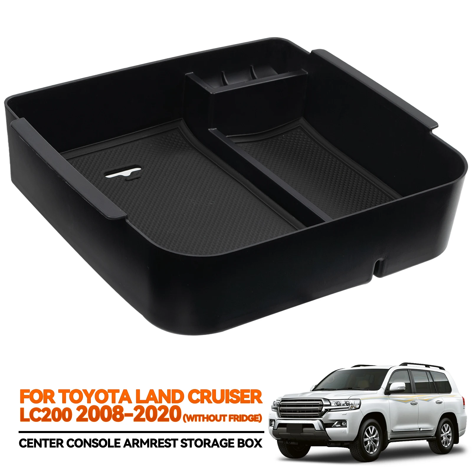 For Toyota Land Cruiser LC200 J200 Lexus LX570 Central Armrest Storage Box Center Console Organizer Tray Container Pallet Holder