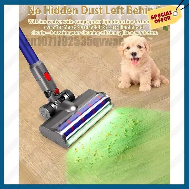 -A89Z For Dyson V7 V8 V10 V11 V15 LED Dust Detection Floor Head Replacement Vacuum Attachment For Hard Floors