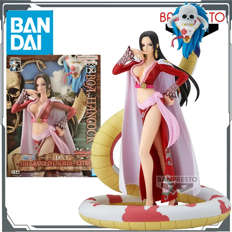 

Bandai оригинальный BANPRESTO One Piece EXTRA Boa Hancock аниме фигурки игрушки для мальчиков Рождественский подарок модель украшения