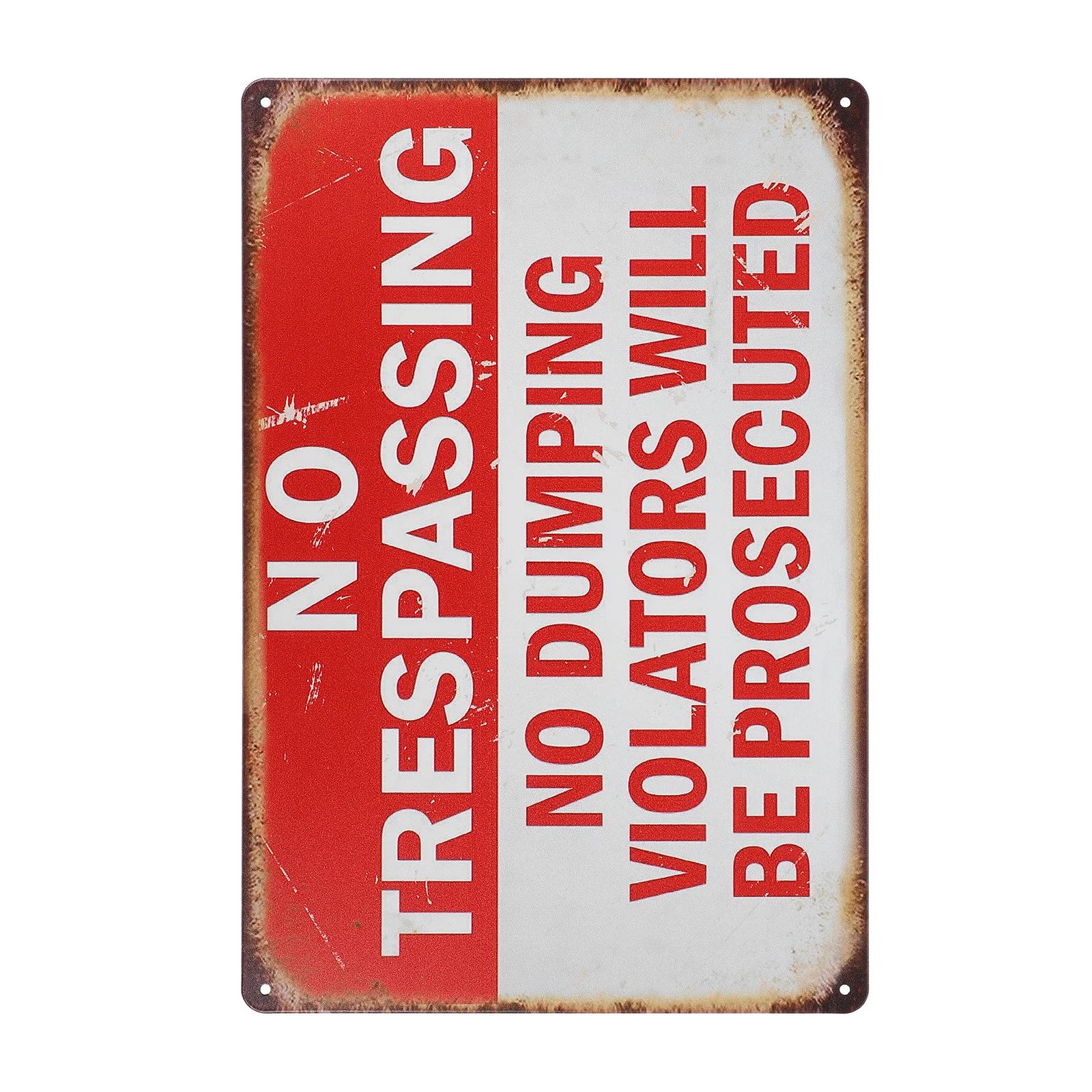 لا يوجد تحذير للمدخل، علامة تحذير للسلامة المعدنية، مقاومة للطقس للاستخدام الداخلي والخارجي، لا تدخل علامة الحائط الأمنية #3