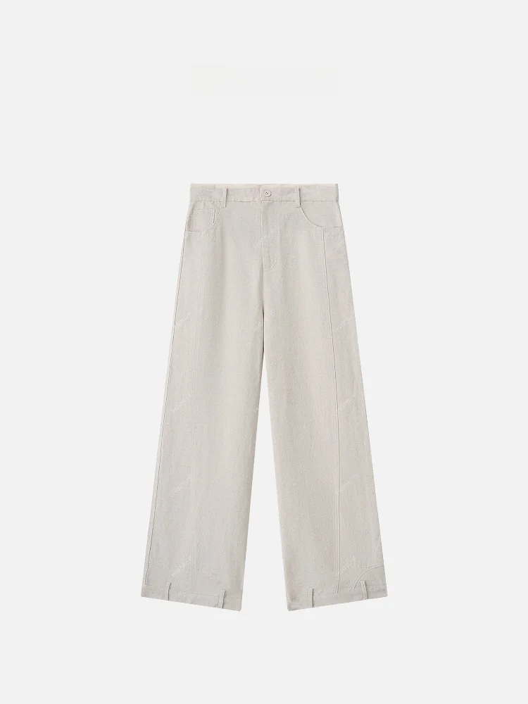 

Джинсы MBNLF Oaeal Mat Premium Denim Raindrop Hemp, весна 2025, женские, модные, классические, XMXKZ009