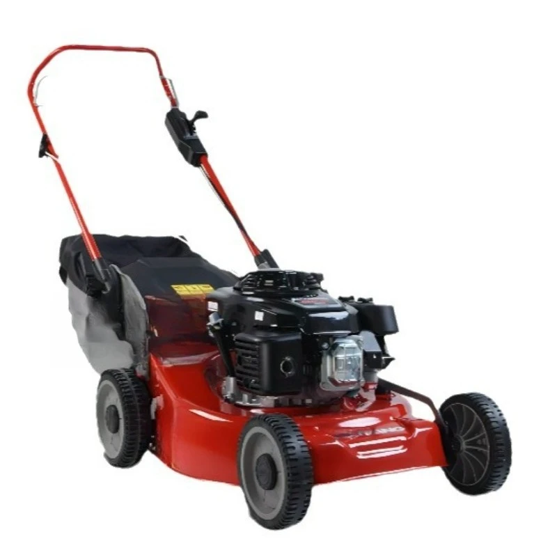 

Lawn mower 21-inch hand-pushed steel chassis, Honda GXV160 power with quick-release handle