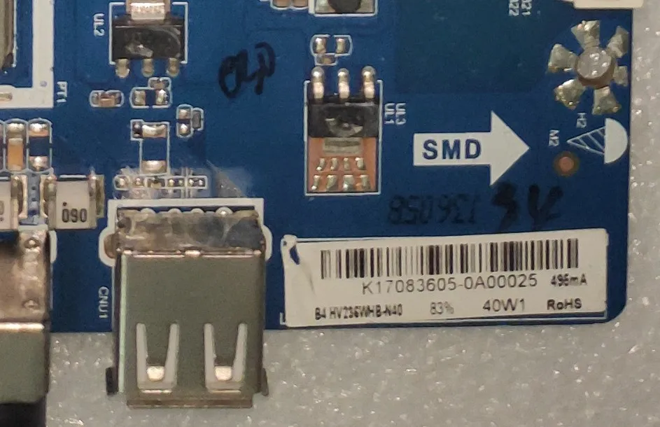 Gratis Ongkos Kirim! TP.V56.PA552 Tiga Dalam Satu TV Motherboard untuk Hv320whb-n40 Bekerja dengan Baik