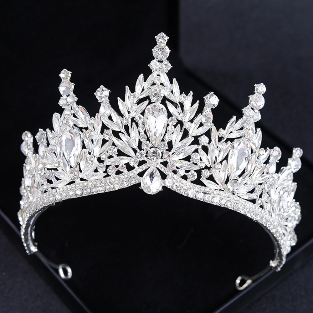 Baroque Crystal Tiaras And Crowns Headband For Women Party Prom Diadem Bridal Wedding Hair Accessories Jewelry Crown Tiara Gift