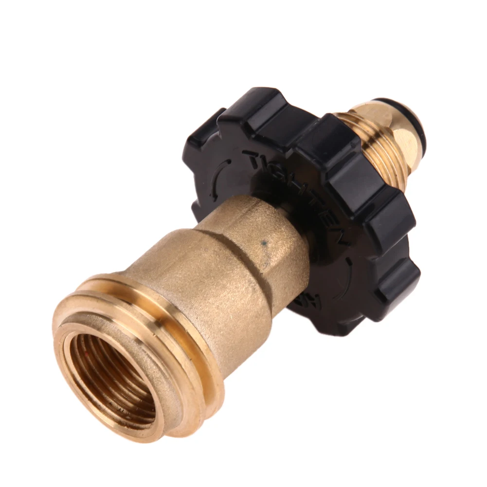 Gas Cylinder Converts Universal Fit Corrosion  Brass  Regulator Propane  Valve for BBQ Gas Grill Heater view 4