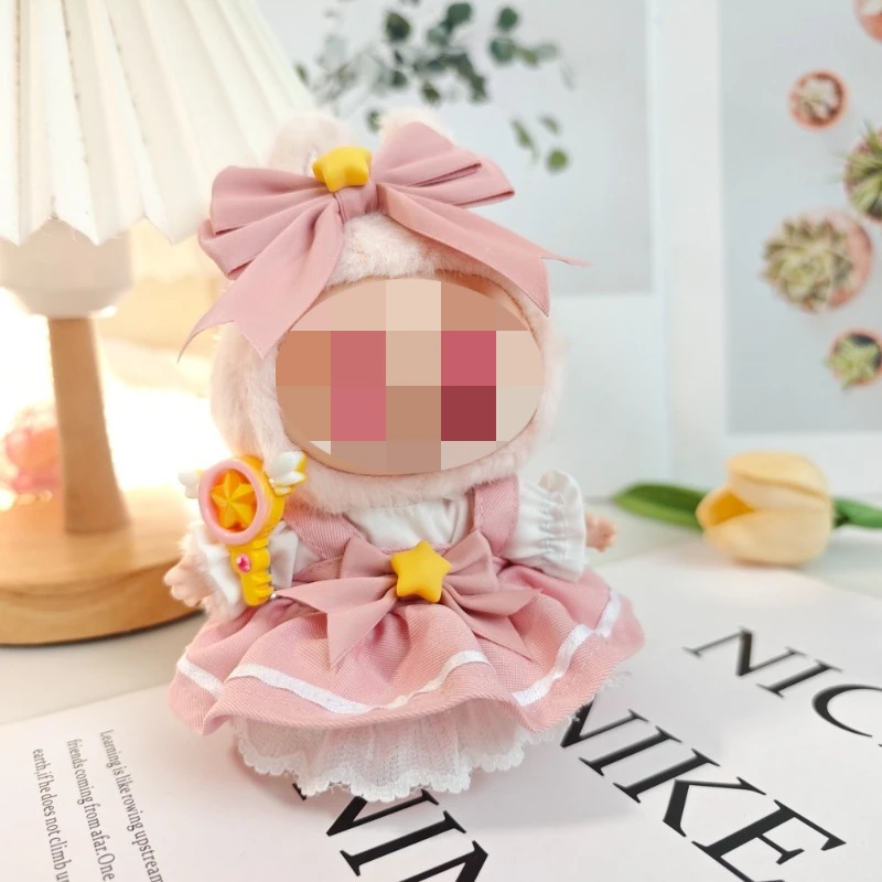 

For 17cm Cute Baby Doll Clothes Accessories For Labubu Idol Dolls Skirt Doll Clothes Clothing Accessories
