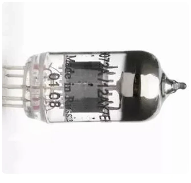 Brand new russian crystal silver standard base 12ay7/6072 vacuum tube  for czech, 1 piece