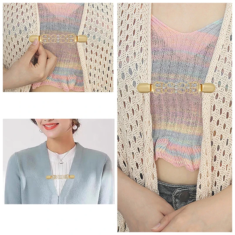 

3 Pcs Sweater Clips Waist Cinch Clips Vintage Dress Clip Back Cinch Shawl Cardigan Collar Clip To Tighten Dress Waist Tightener
