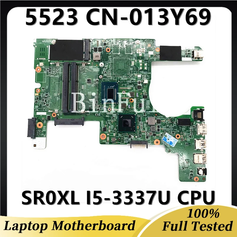 

CN-013Y69 013Y69 13Y69 Mainboard For Dell XPS 15Z 5523 11307-1 Laptop Motherboard With SR0XL I5-3337U CPU 100% Full Working Well