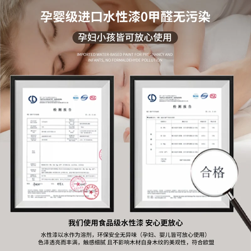 

American solid wood bedside stool bed bedroom maste bench with backrest chair