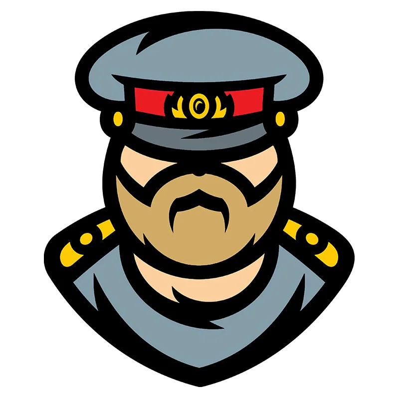 Rulemylife Russian police officer vinyl creativity stickers for Passat B6,Lada,car decoration