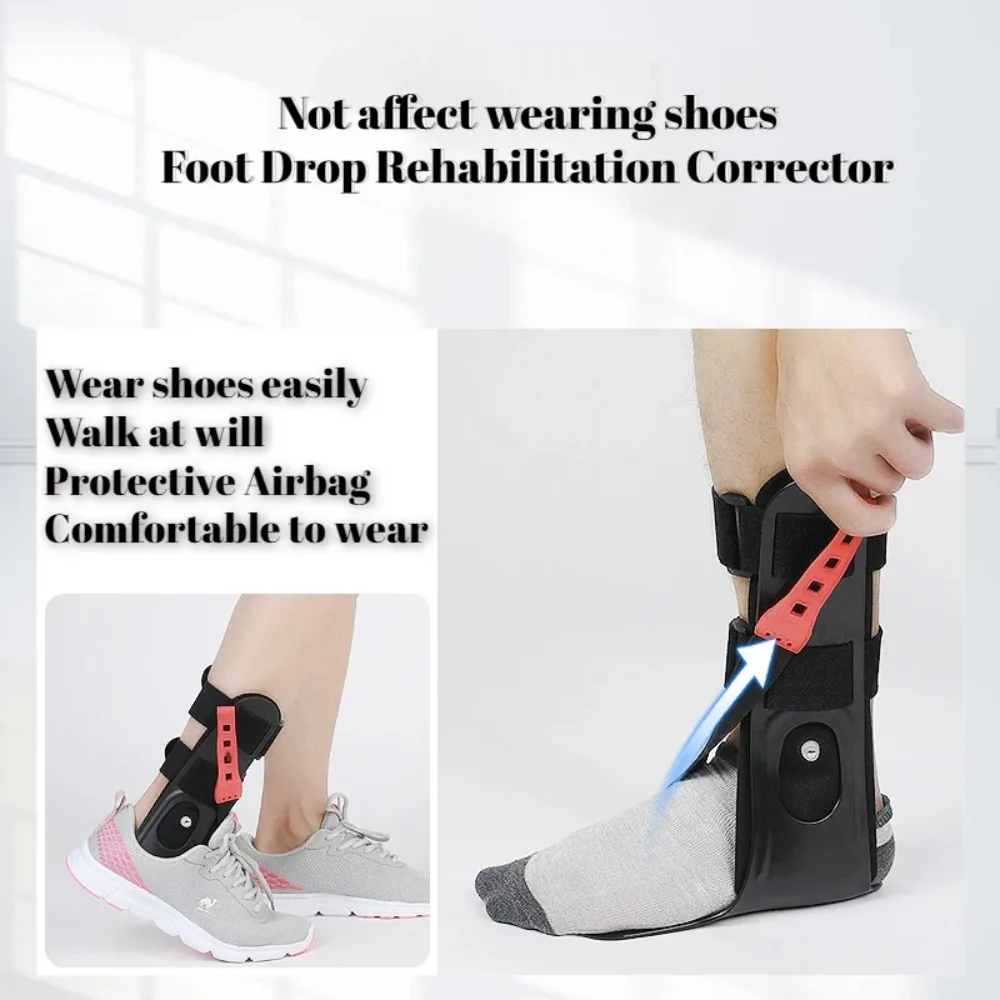 Foot Droop Splint Brace Orthosis Ankle Support Ankle Joint Fixed Strap Inflatable Airbag Guards Support Recovery New