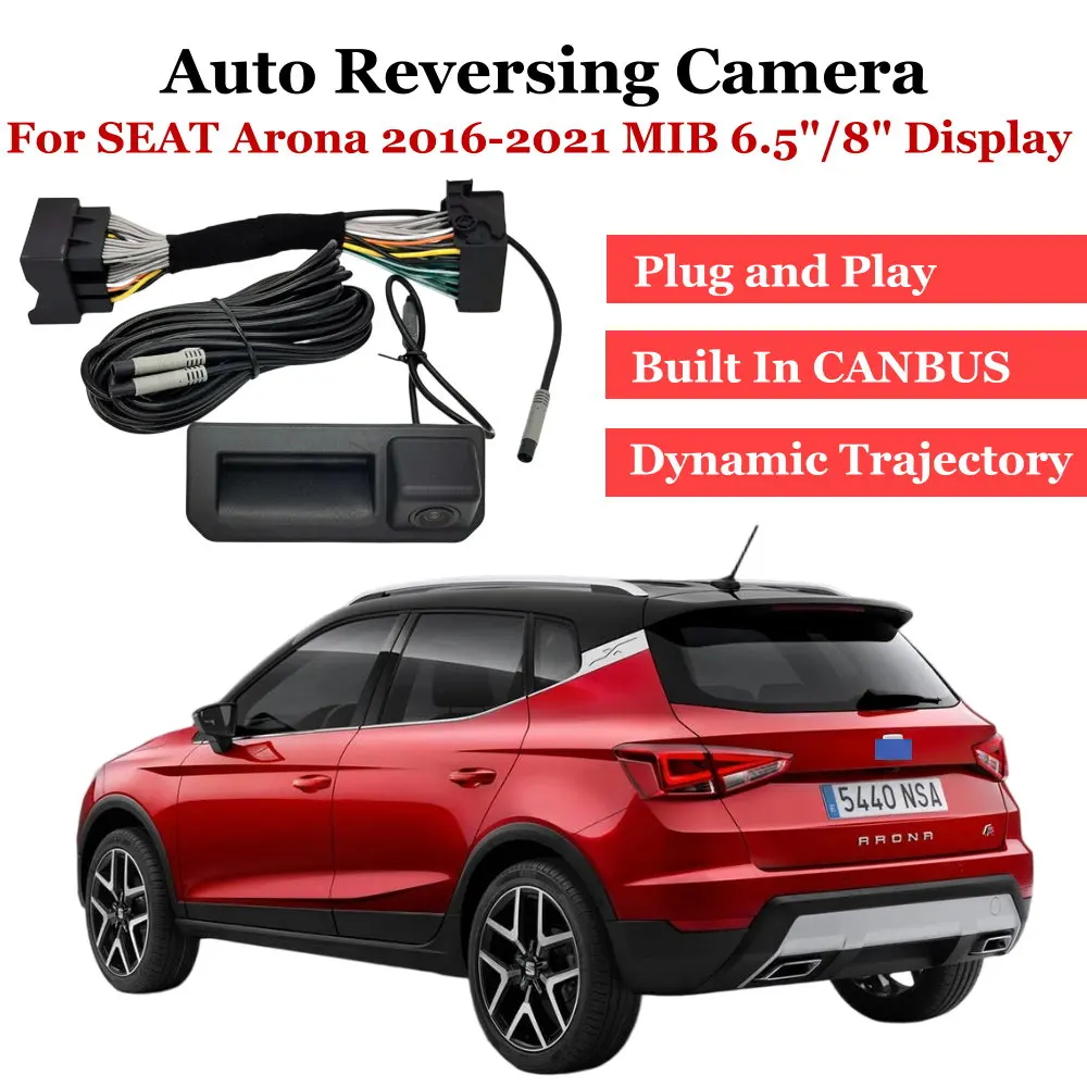 Plug & Play Vehicle Backup Camera For SEAT Arona KJ7 2017-2021 MIB MQB 6.5