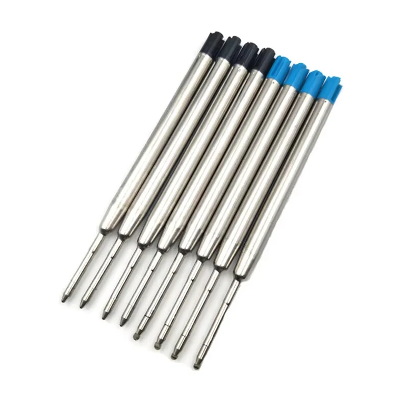 Replaceable Ballpoint Pen Refills High Quality Replaceable Metal Fine Point 1.0mm Ink Rod For Parker Pens Replacement Pen Rods