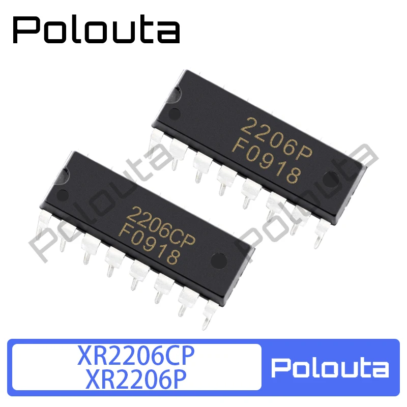 XR2206CP XR2206P 2206CP Direct-Plug DIP-16 Function Generator Chip Polouta