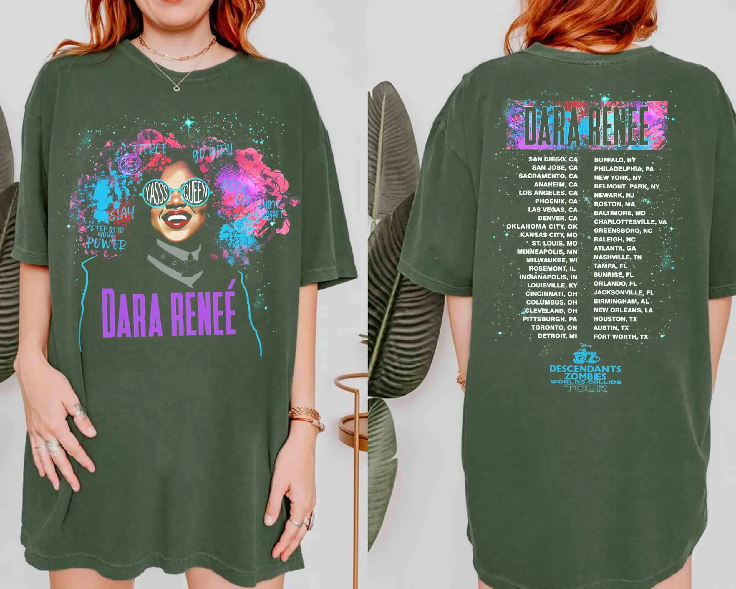 تي شيرت ديزني، جولة أحفاد الزومبي العالمية الاصطدام، حفلة أحفاد القميص الأحمر، مهرجان الموسيقى الصيفي 2025