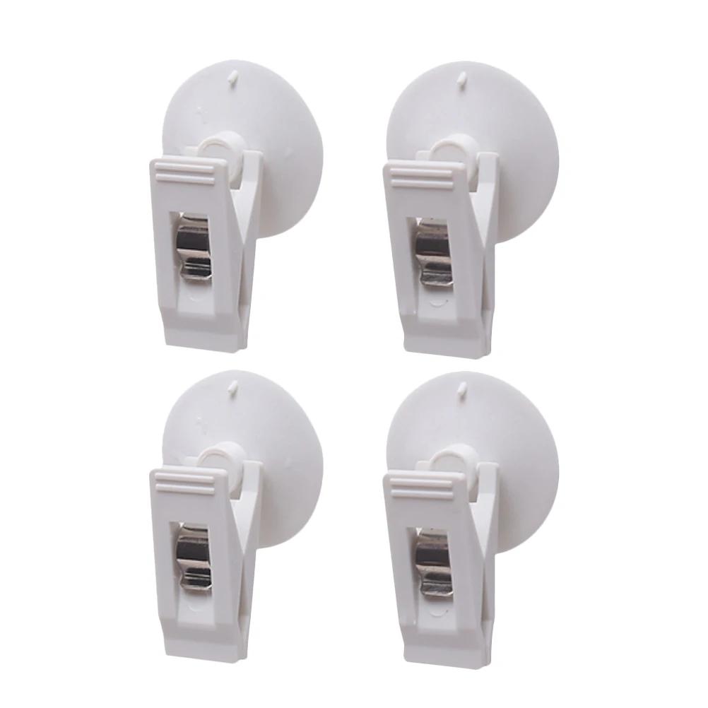 

2 Pair Car Suction Cup Clip Trunk Windshield Accessories Small Curtain Holder Premium Material Storage Solution