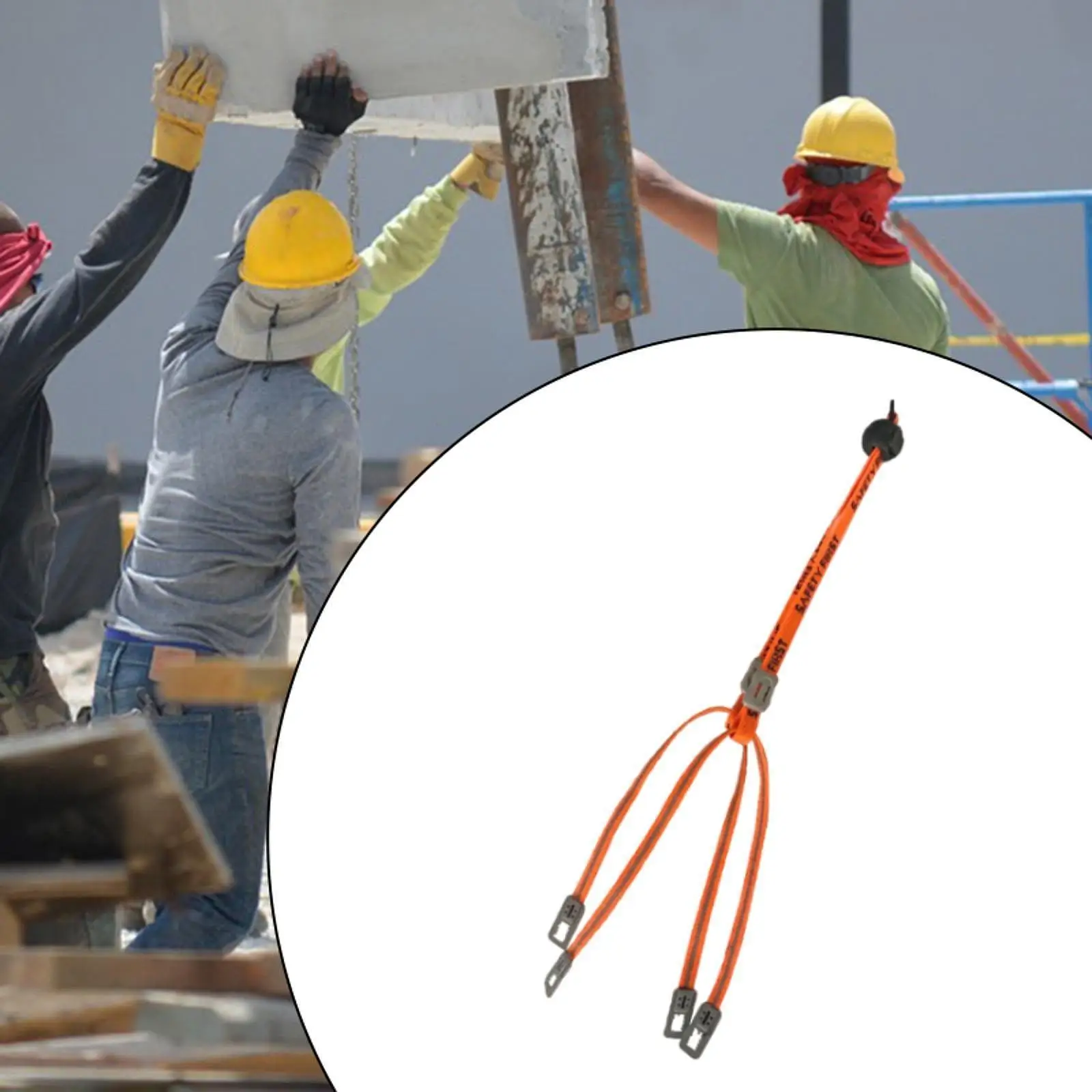 Safety Helmet Chin Strap Secure Hold Four Fixed Points Construction Worker Accessory Adjustable Design