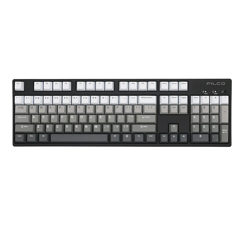 Hidden fog haze gray gradual change green PBT two-color molding mechanical keyboard cherry original height keycap 132 keys