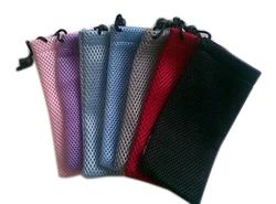 1 pz lenti a contatto colorate morbide Plaid panno maglia occhiali da sole borsa antipolvere custodia per occhiali custodia per occhiali colore casuale