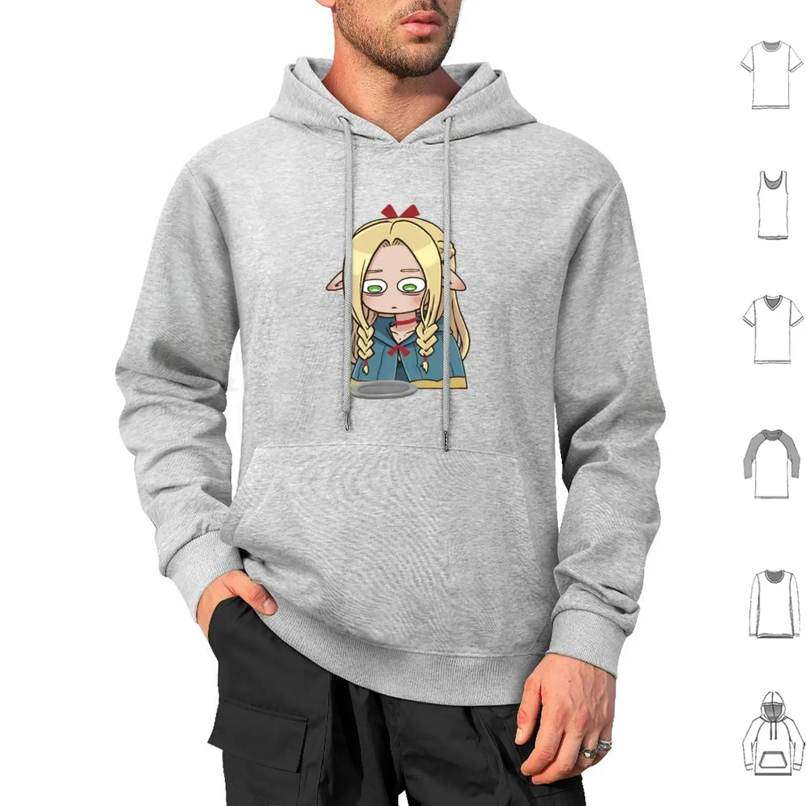 Marcille Delicious In Hoodie cotton Long Sleeve Delicious In Falin Touden Izutsumi Senshi Chilchuck Tims Marcille