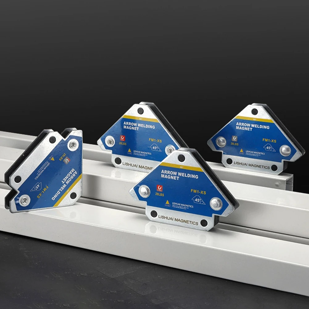 4pcs 28lb 12.5KG Magnetic Welding Holders Angle Solder Arrow Magnet Weld Fixer Positioner Ferrite Holding Auxiliary Locator Tool