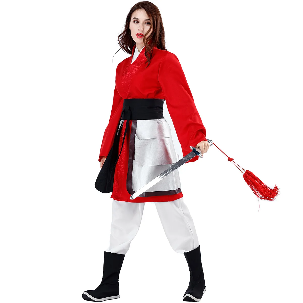Hannu Costume di scena Film Opera Mulan loween Role-plang Cosplay Evento festival di abbigliamento tradizionale cinese da donna