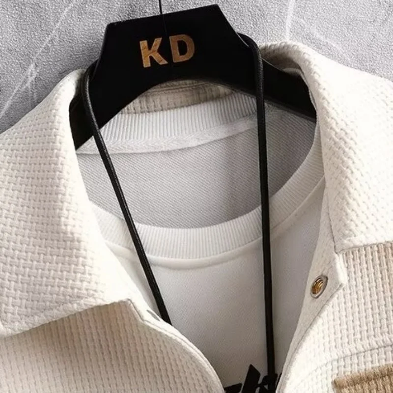 

Весенне-осенняя лоскутная свободная повседневная куртка с зубчатым воротником в этническом стиле: стильный, красивый и универсальный топ