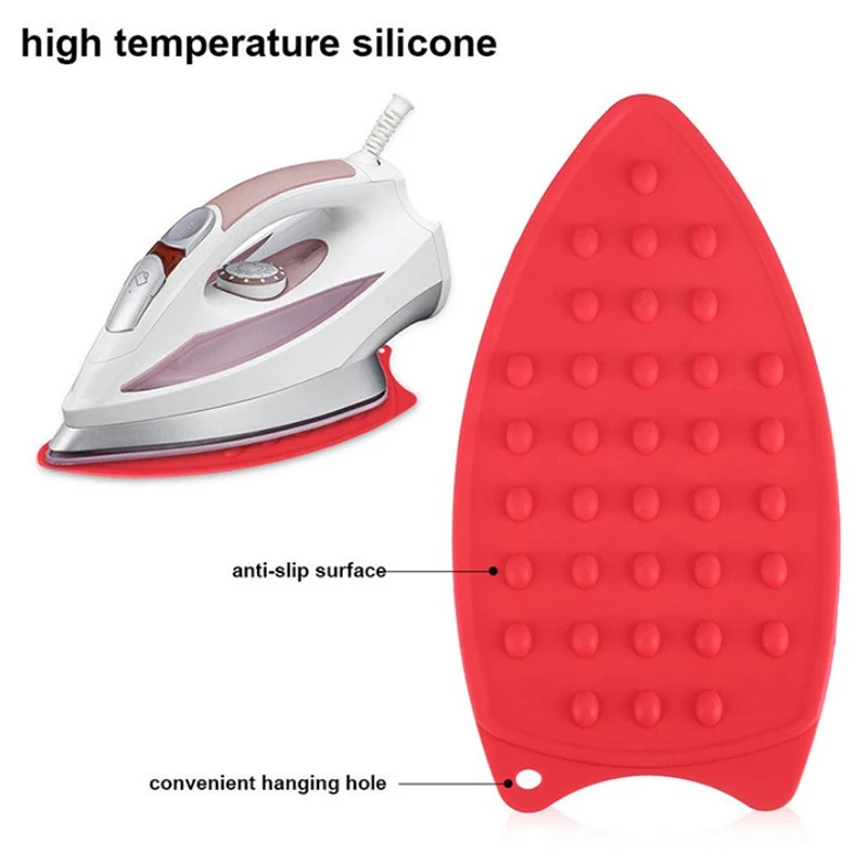 Foldable Ironing Mat Silicone Iron Rest Stand Heat Resistant Non-slip Ironing Board Hot Protectionpad Insulation Pad Covers