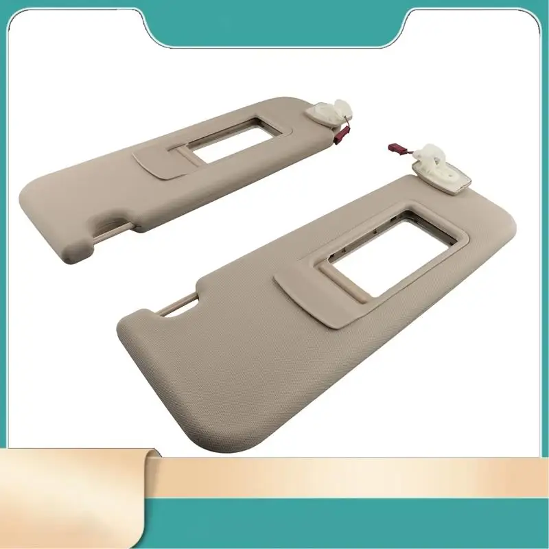

1 Pair Beige Car Sun Visors For BMW 5 SERIES F10 F11 F18 2011-2015 51167248857 51167248858-N31R