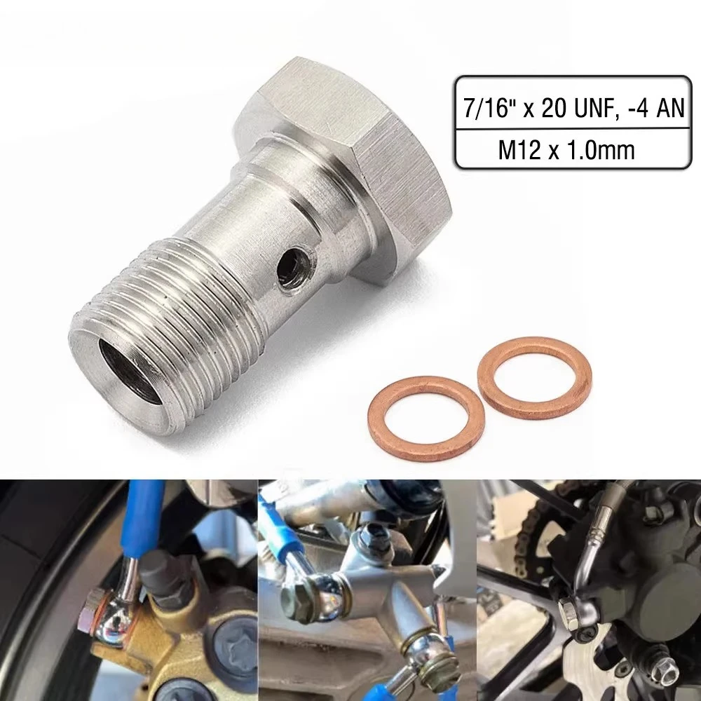 

Гидравлический болтовой соединитель из нержавеющей стали с полым шестигранным наконечником для гоночных внедорожных мотоциклов