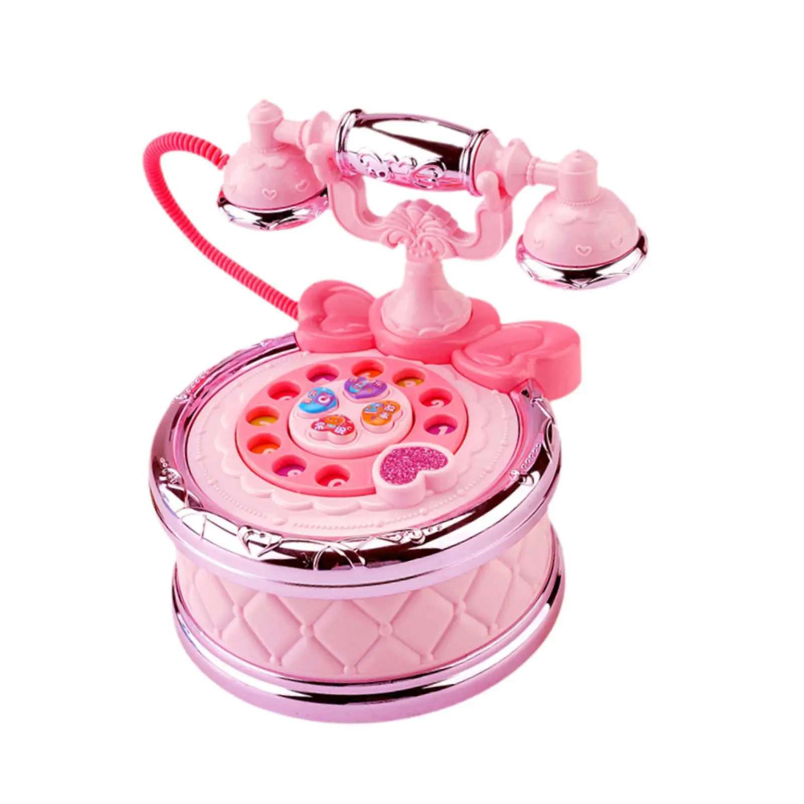 Baby Phone Telephone Pretend Play Toy Musical Numbers Lullabies Early Learning for Preschool Kids