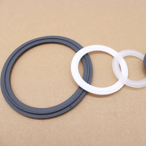 Imagen 2 del producto Junta de silicona PTEE FPM de Tri abrazadera SAP, junta de silicona blanca de calidad alimentaria, casquillo de triple abrazadera de 3/4 ""-6"" para junta de silicona de cerveza