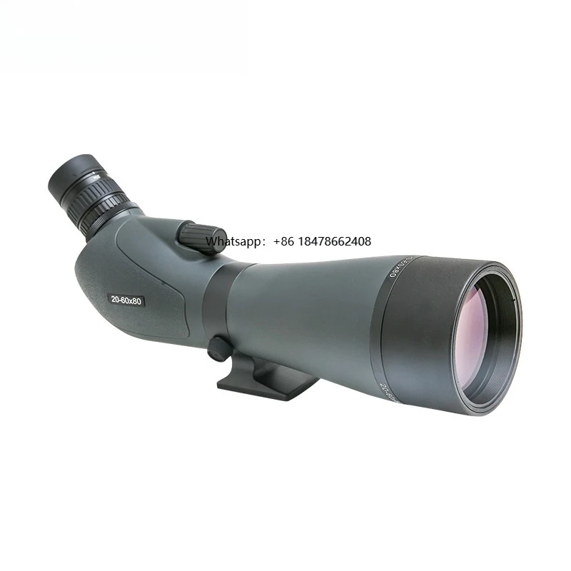 

HUILE Eco-friendly Materials Outdoor High Magnification Monocular Telescope Bird-watching Mirror Large Aperture HL20-60*80-W