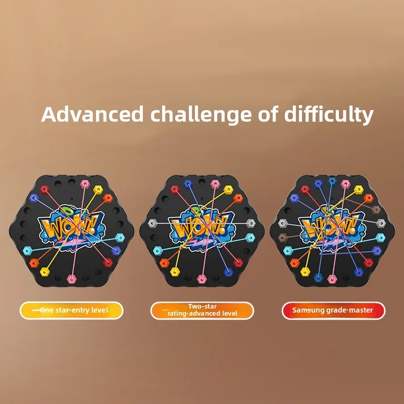 قطعة واحدة من تحدي تشابك الحبل، لعبة تعليمية، تعزيز المنطق والتركيز، مثالية للأنشطة التفاعلية