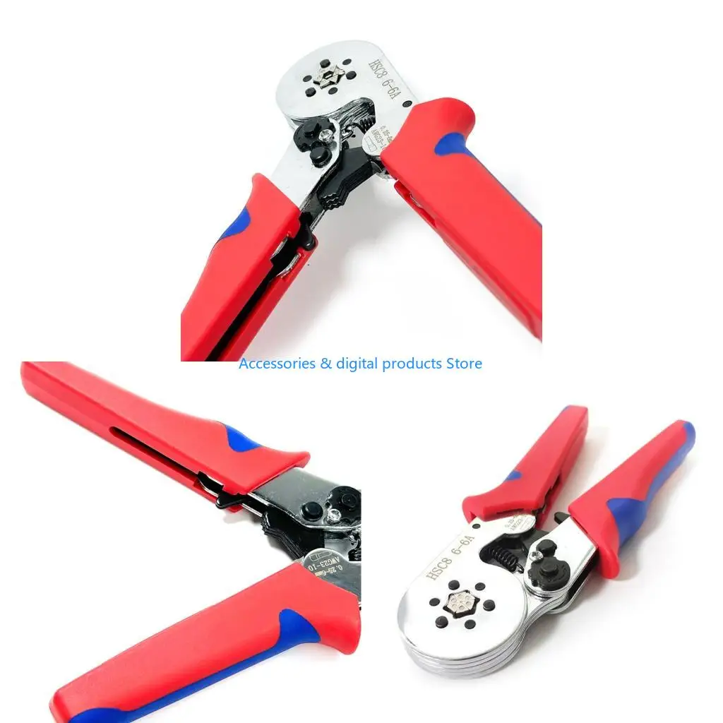 77JD Professional Ratcheting Terminal Crimper Ergonomic Grip Networking Wiring Pliers
