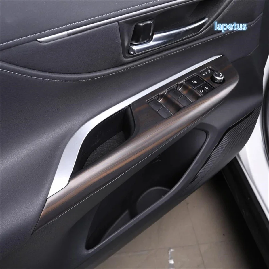 Inner Door Handle Holder Window Lifter Switch Button Cover Trim Fit For Toyota Venza / Harrier 2021 - 2024 Auto Accessories