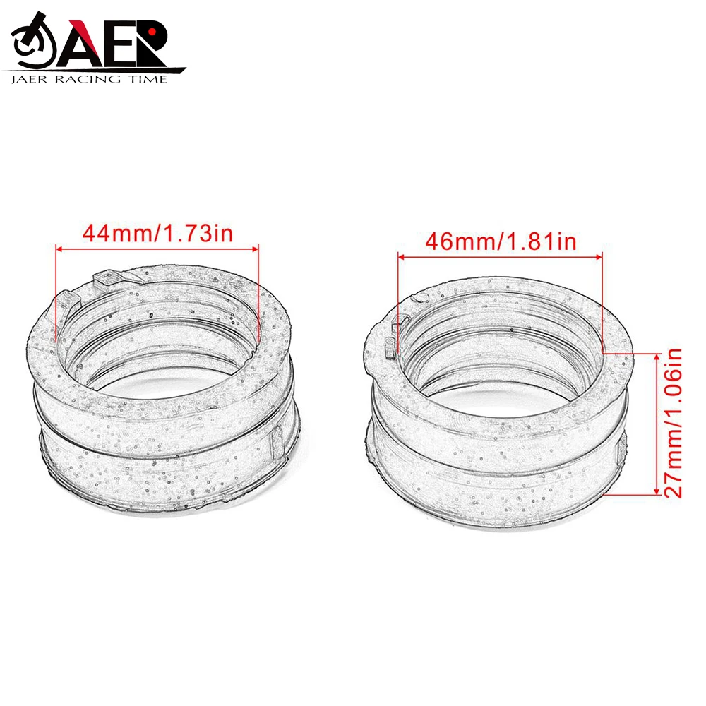 3LD-13597-01-00 Motorcycle Carburetor Adapter Inlet Intake Pipe Rubber Mat for Yamaha TDM850 TRX850 XTZ750 Super Tenere bike view 6