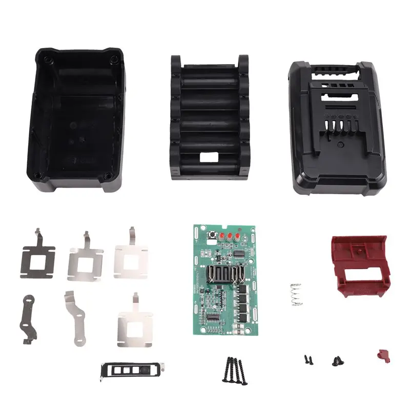 PORK-10 Cells 18650 Li- Battery Case For 18V Electric Tool Battery Shell Replacement Accessory