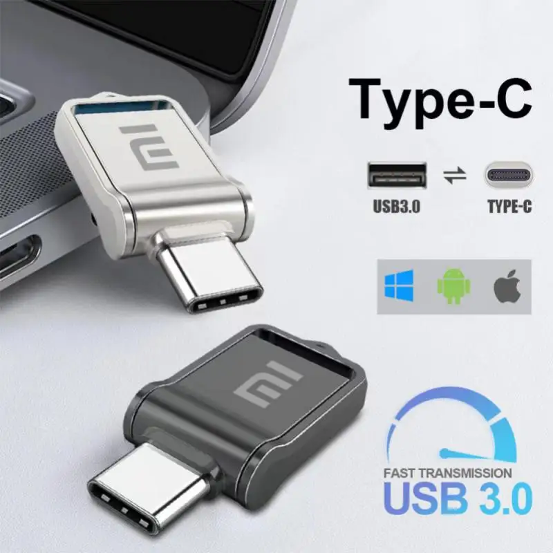 Xiaomi 2 تيرا بايت 3.0 سوبر ميتال محرك فلاش USB 1 تيرا بايت محرك القلم عالية السرعة ذاكرة عصا 256 جيجابايت 512 جيجابايت U القرص بندريف ميموريا Usb 3.0