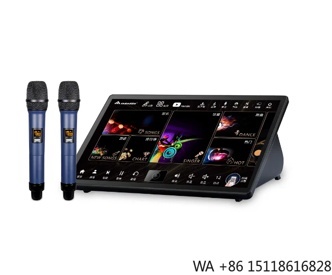InAndOn Karaoke Player 15.6inch 1T 4in1 4k Output Affordable Home Ktv System Smart Song-Selection KTV System Karaoke Machine