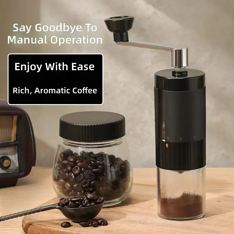 for Hand Crank Coffee Bean Grinder Portable Manual Mill for Home Travel Gift