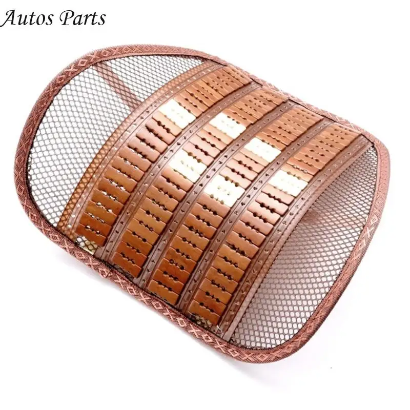 

57BA Summer Comfortable Natural Bamboos Mesh Lumbar Backrest Cushion Suitable for Drivers and Office Worker Prolonged Sitting