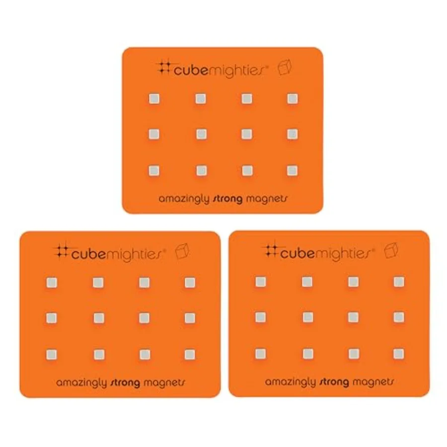 Mini Cube Mighties Magnets, Imanes Resistentes y Fuertes para Refrigeradores, Pizarras Blancas y Más, Ideales para el Hogar, Oficinas, Cubículos y Escuelas